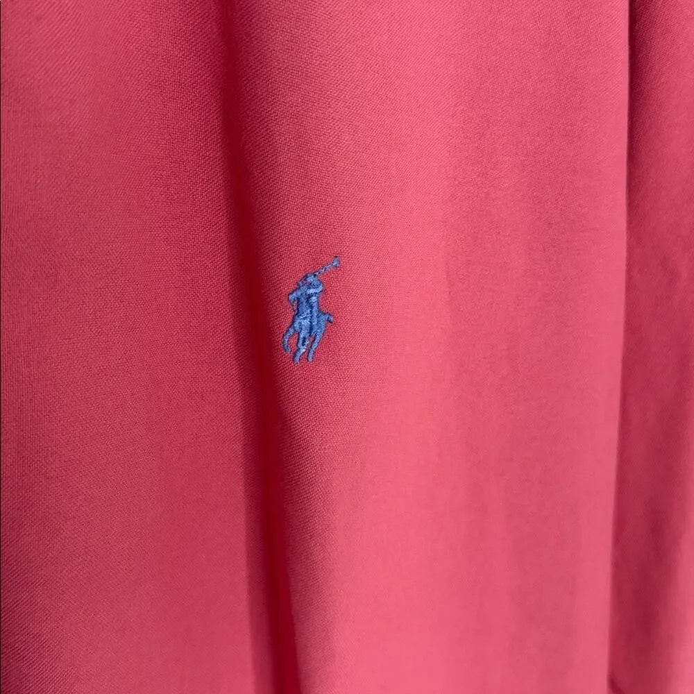 Ralph Lauren Men's Coral Button-Down Shirt Size 3XLT